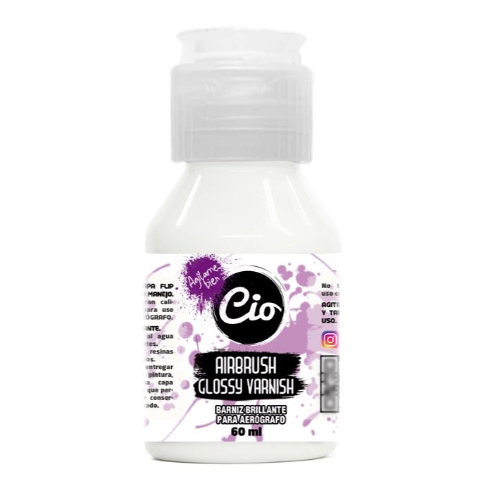 Barniz Brillante para aerógrafo 60ml - Cio Manualidades