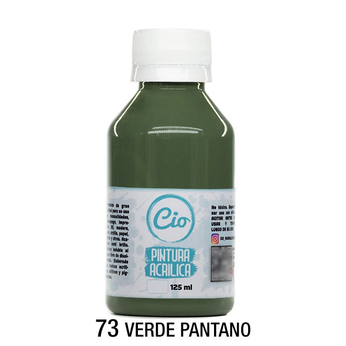 Pintura Acrílica 125ml, 96 colores a elección - Cio Manualidades