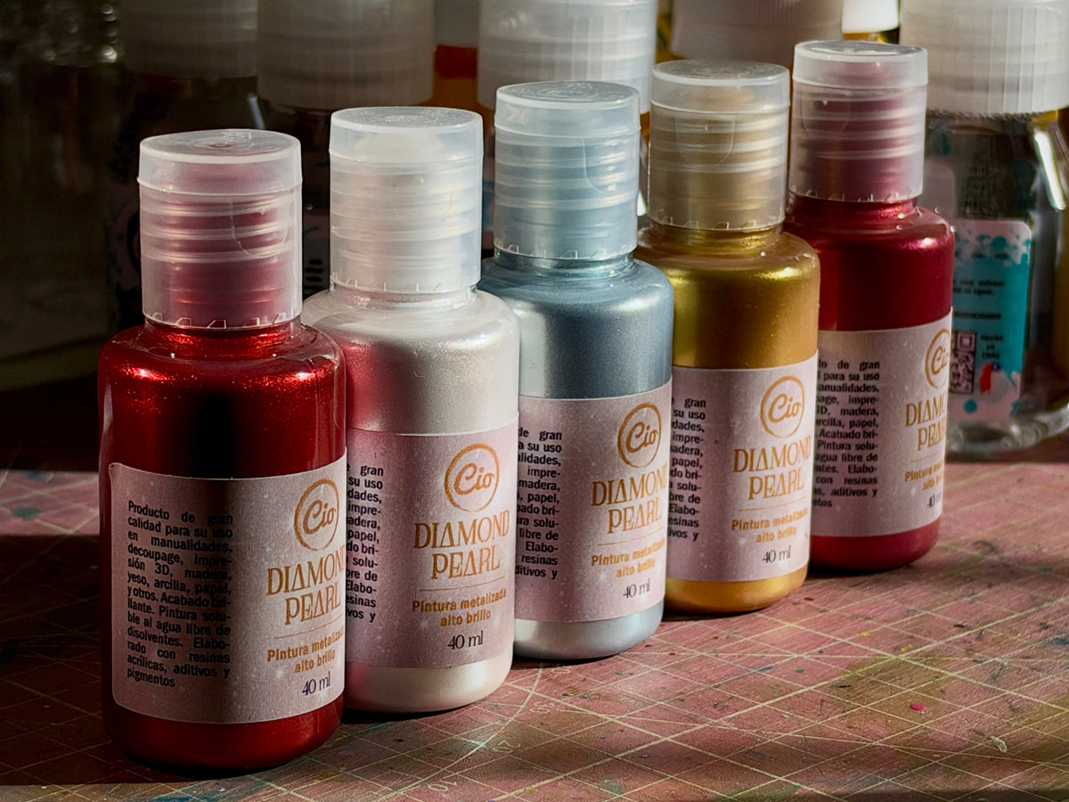 Pintura Diamond Pearl 40ml - Cio Manualidades