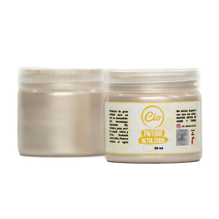 Pintura Metalizada 60ml, 32 colores a elección - Cio Manualidades