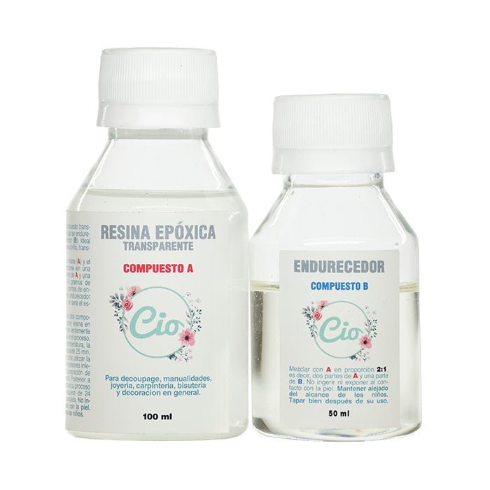 Resina epóxica transparente 150 ml - Cio Manualidades