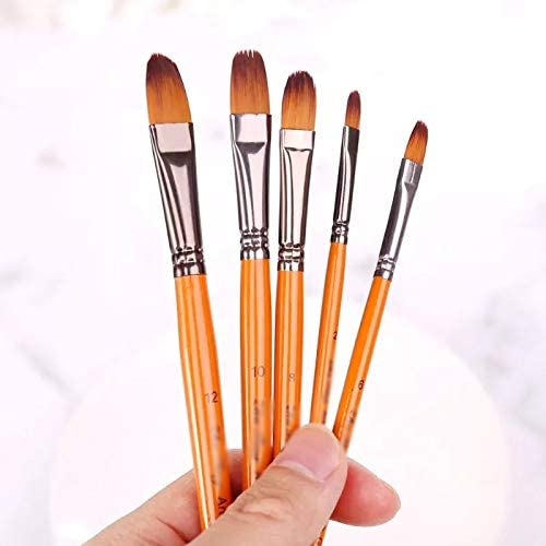 Set 5 Pinceles - Lengua de Gato - Cio Manualidades