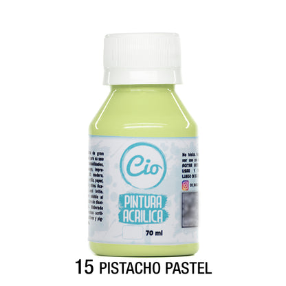 Pintura Acrílica 70ml, 98 colores a elección