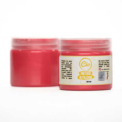 Pintura Metalizada 60ml, 33 colores a elección