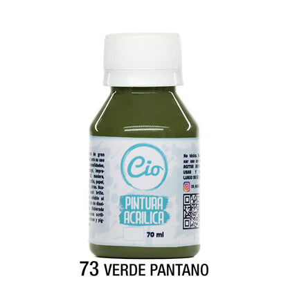 Pintura Acrílica 70ml, 98 colores a elección