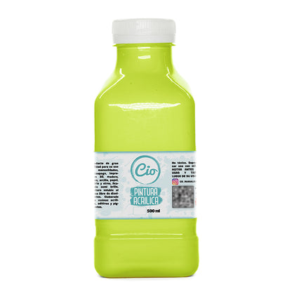 Pintura Acrílica 500ml, 96 colores a elección