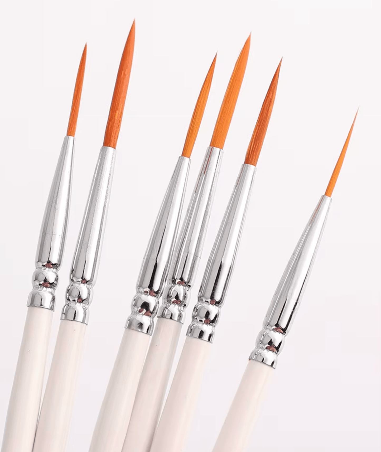 Pack / Set de Pinceles de Artista Liner – Precisión y Control Profesional (6 piezas) - Cio Manualidades