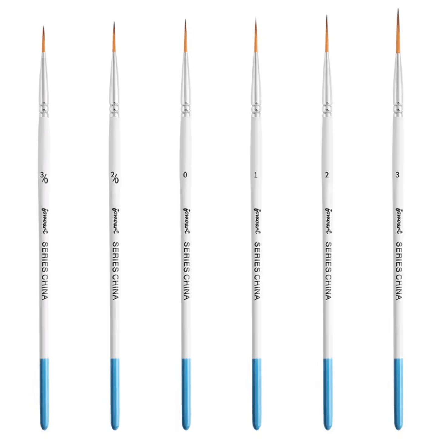 Pack / Set de Pinceles de Artista Liner – Precisión y Control Profesional (6 piezas) - Cio Manualidades