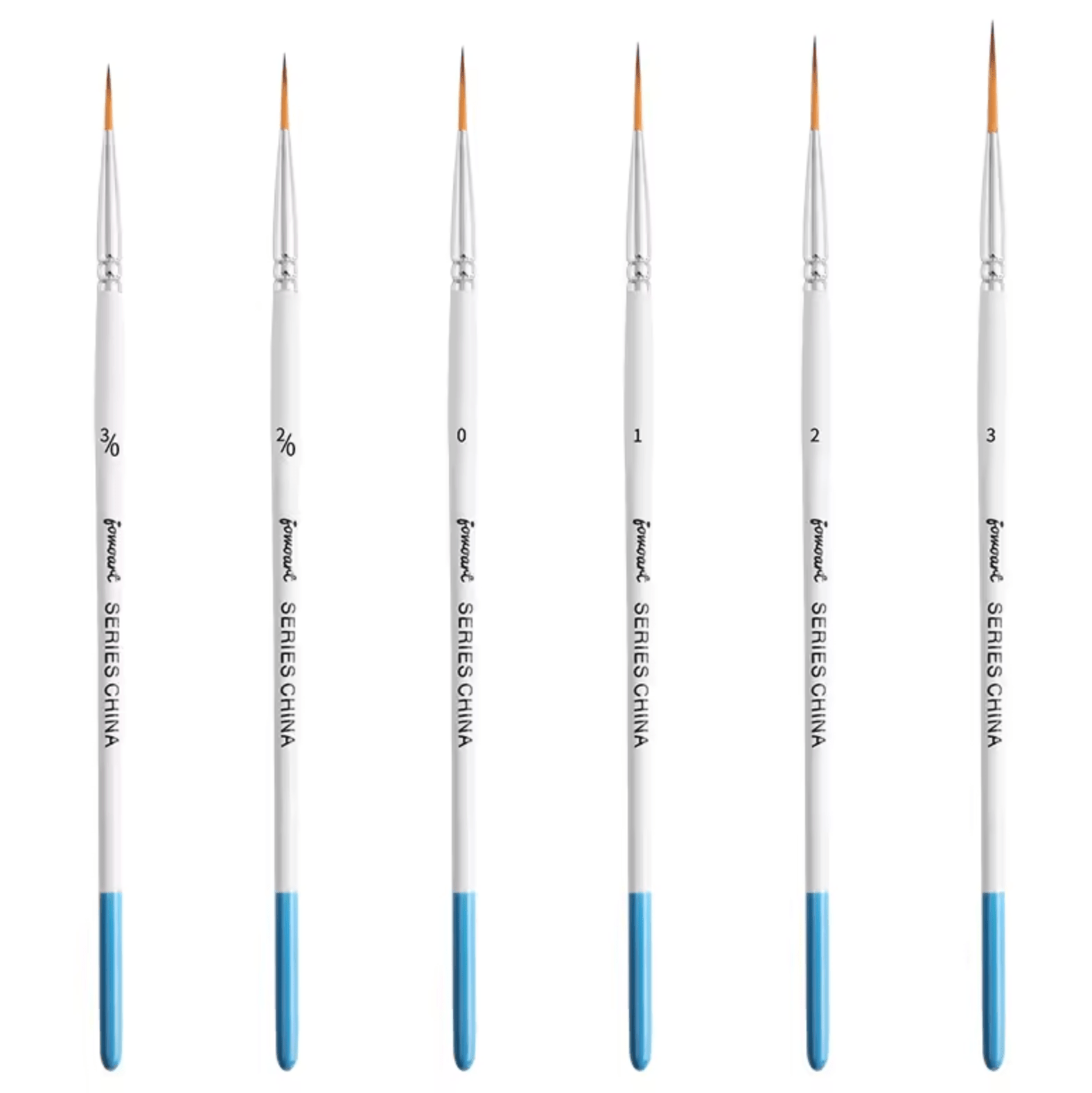 Pack / Set de Pinceles de Artista Liner – Precisión y Control Profesional (6 piezas) - Cio Manualidades