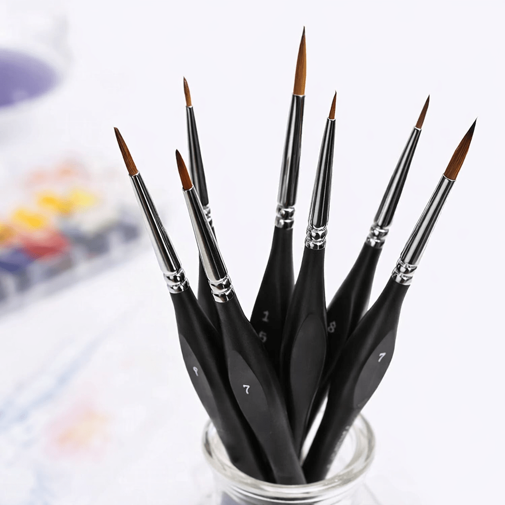 Pack / Set pinceles liner para detalles y modelismo - Cio Manualidades