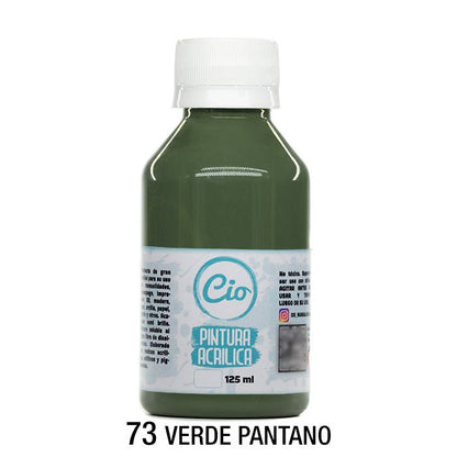 Pintura Acrílica 125ml, 96 colores a elección - Cio Manualidades
