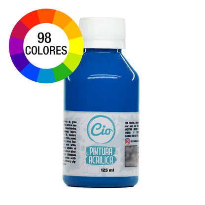 Pintura Acrílica 125ml, 96 colores a elección - Cio Manualidades