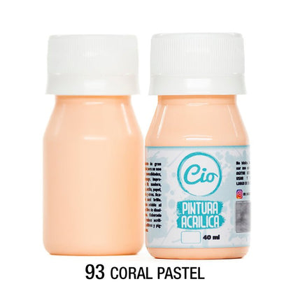 Pintura Acrílica 40ml, 96 colores a elección - Cio Manualidades