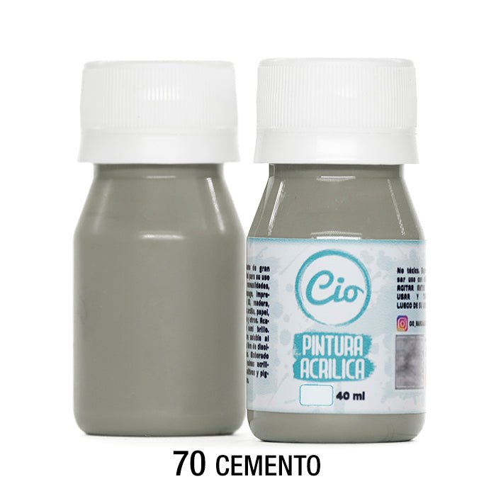 Pintura Acrílica 40ml, 96 colores a elección - Cio Manualidades