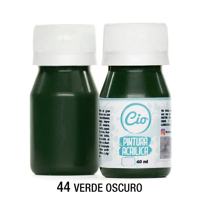 Pintura Acrílica 40ml, 96 colores a elección - Cio Manualidades