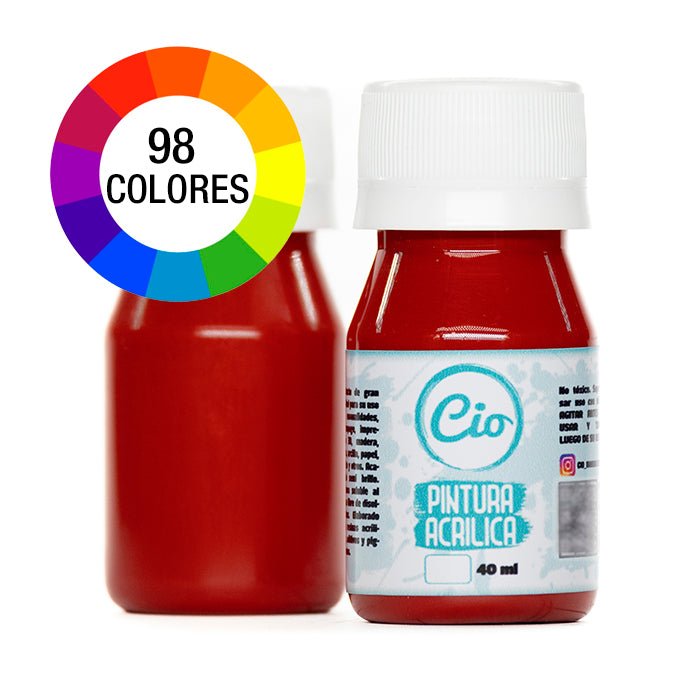 Pintura Acrílica 40ml, 96 colores a elección - Cio Manualidades
