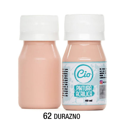 Pintura Acrílica 40ml, 96 colores a elección - Cio Manualidades