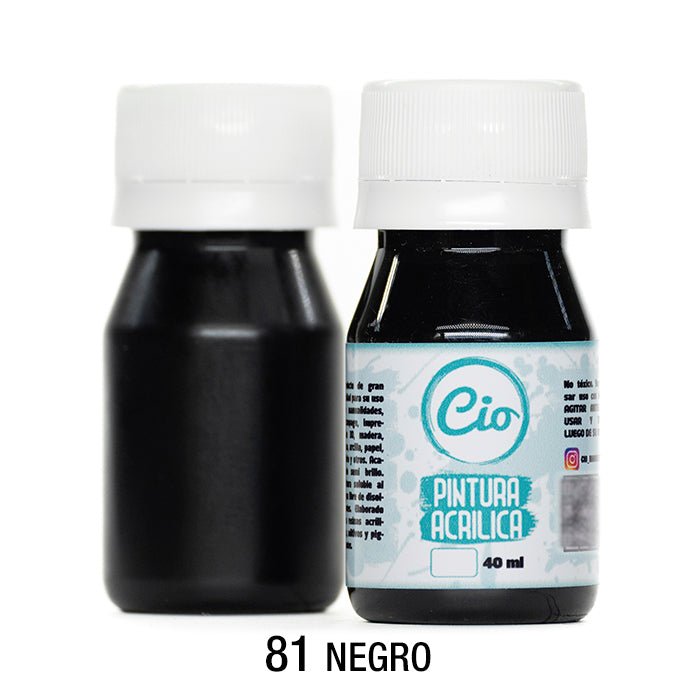 Pintura Acrílica 40ml, 96 colores a elección - Cio Manualidades