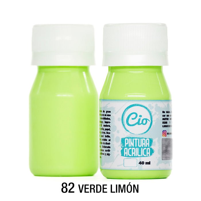 Pintura Acrílica 40ml, 96 colores a elección - Cio Manualidades