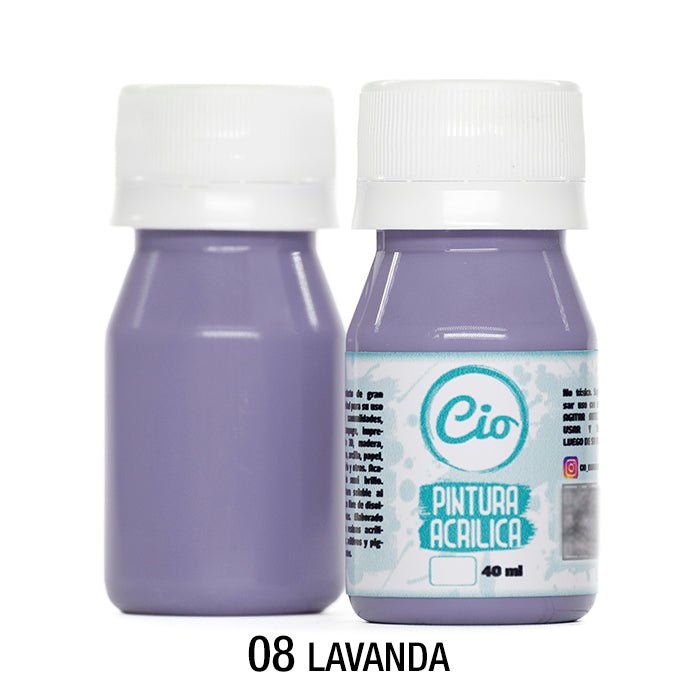 Pintura Acrílica 40ml, 96 colores a elección - Cio Manualidades