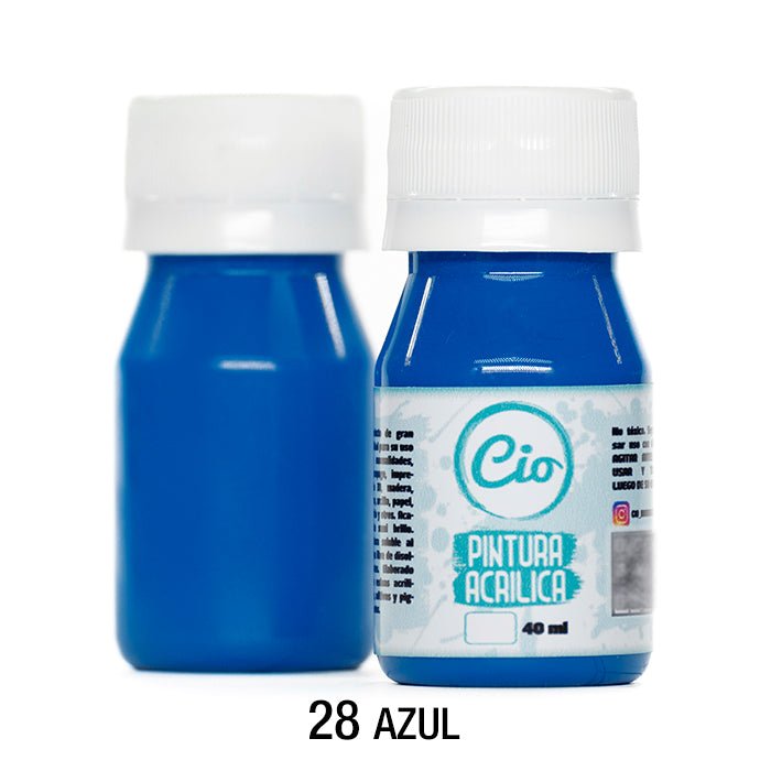 Pintura Acrílica 40ml, 96 colores a elección - Cio Manualidades