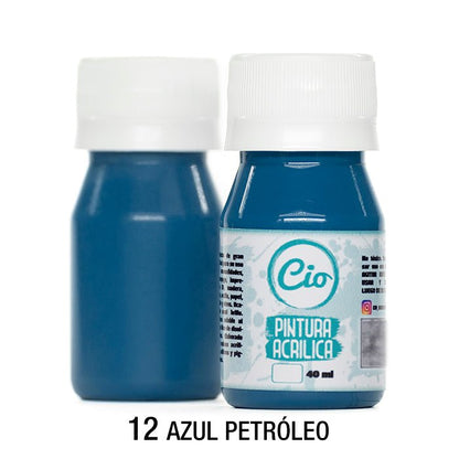 Pintura Acrílica 40ml, 96 colores a elección - Cio Manualidades
