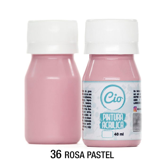 Pintura Acrílica 40ml, 96 colores a elección - Cio Manualidades