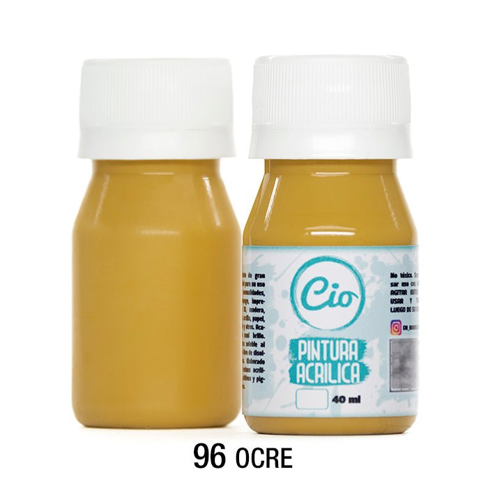 Pintura Acrílica 40ml, 96 colores a elección - Cio Manualidades