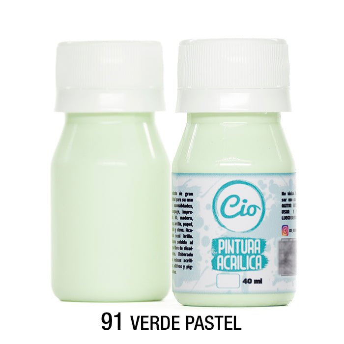 Pintura Acrílica 40ml, 96 colores a elección - Cio Manualidades