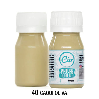 Pintura Acrílica 40ml, 96 colores a elección - Cio Manualidades