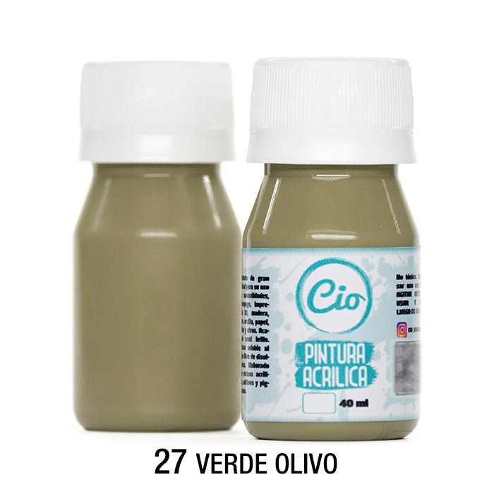 Pintura Acrílica 40ml, 96 colores a elección - Cio Manualidades