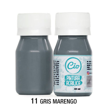 Pintura Acrílica 40ml, 96 colores a elección - Cio Manualidades