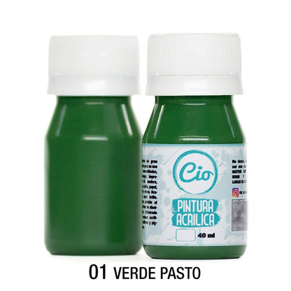Pintura Acrílica 40ml, 96 colores a elección - Cio Manualidades