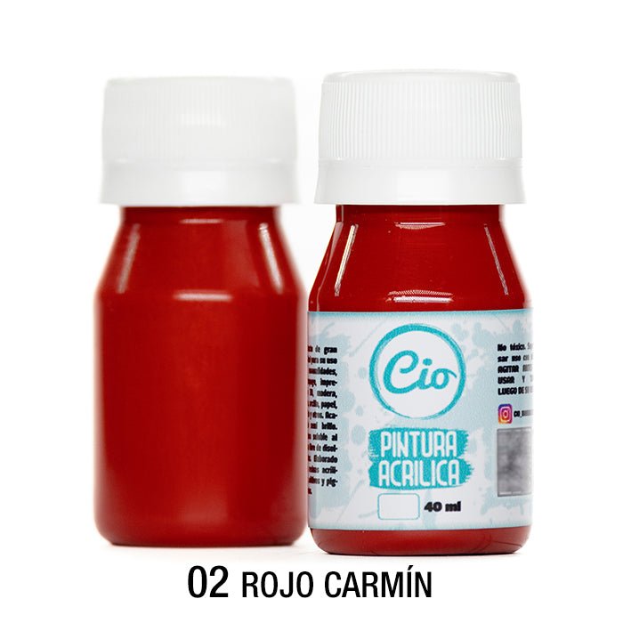 Pintura Acrílica 40ml, 96 colores a elección - Cio Manualidades