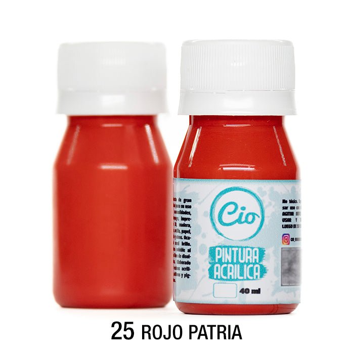 Pintura Acrílica 40ml, 96 colores a elección - Cio Manualidades