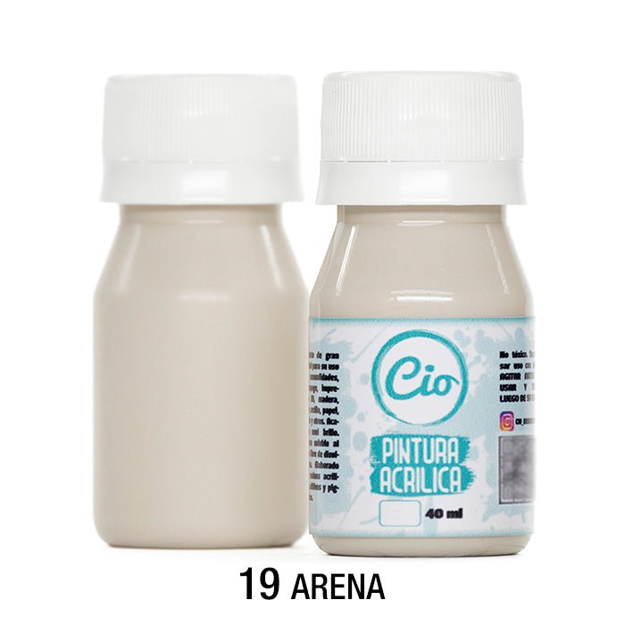 Pintura Acrílica 40ml, 96 colores a elección - Cio Manualidades