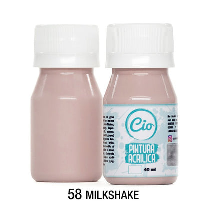 Pintura Acrílica 40ml, 96 colores a elección - Cio Manualidades