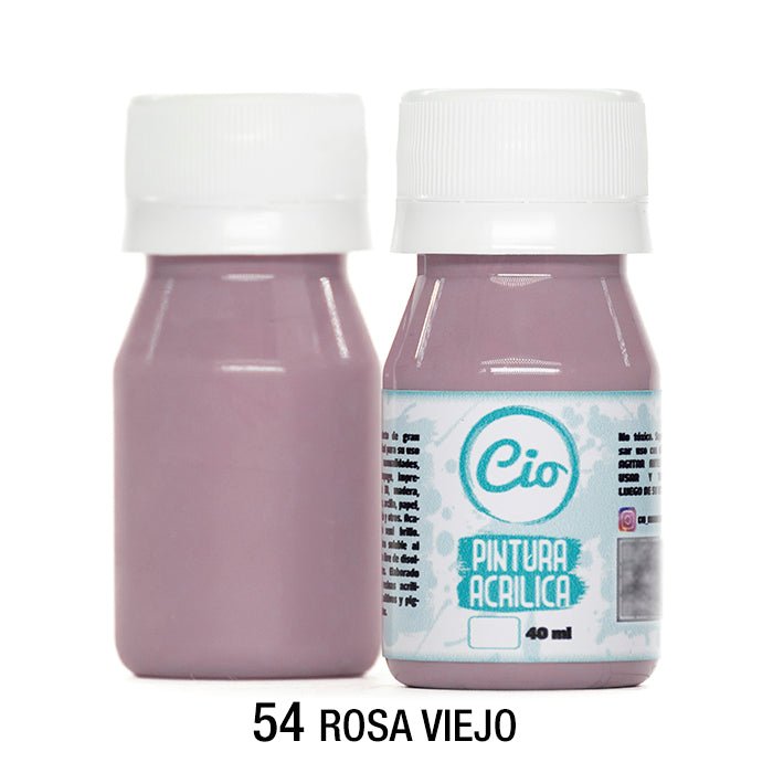 Pintura Acrílica 40ml, 96 colores a elección - Cio Manualidades
