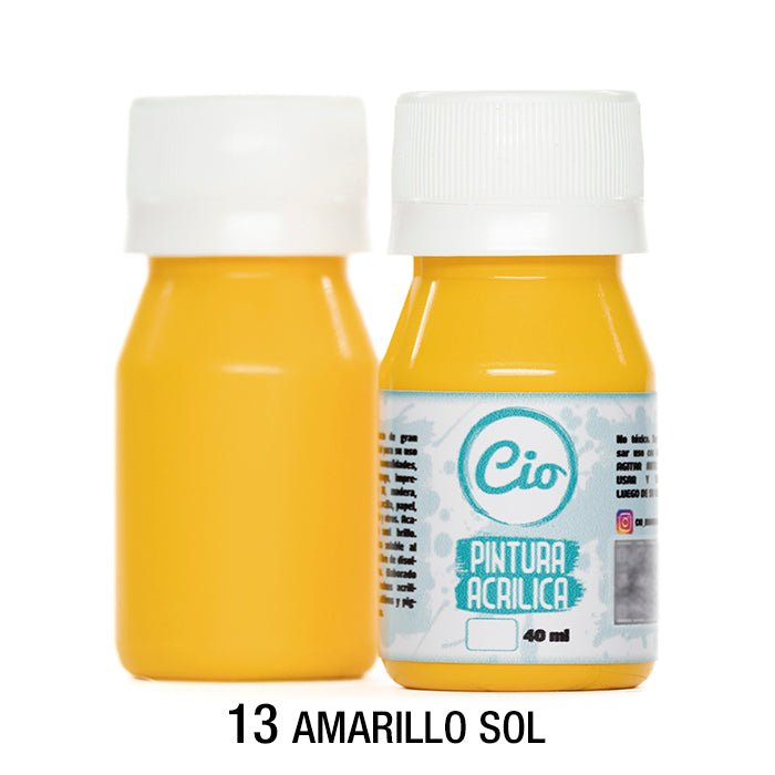 Pintura Acrílica 40ml, 96 colores a elección - Cio Manualidades