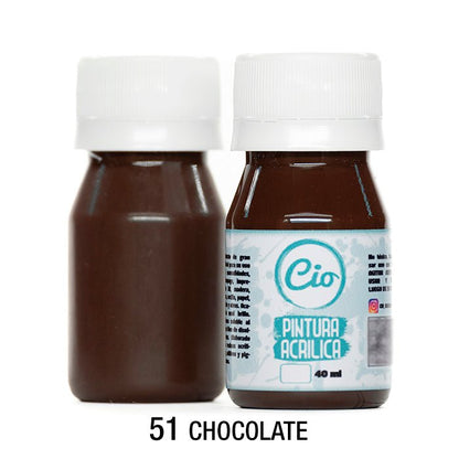 Pintura Acrílica 40ml, 96 colores a elección - Cio Manualidades