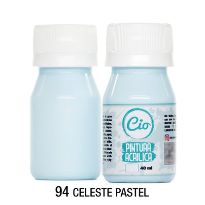 Pintura Acrílica 40ml, 96 colores a elección - Cio Manualidades