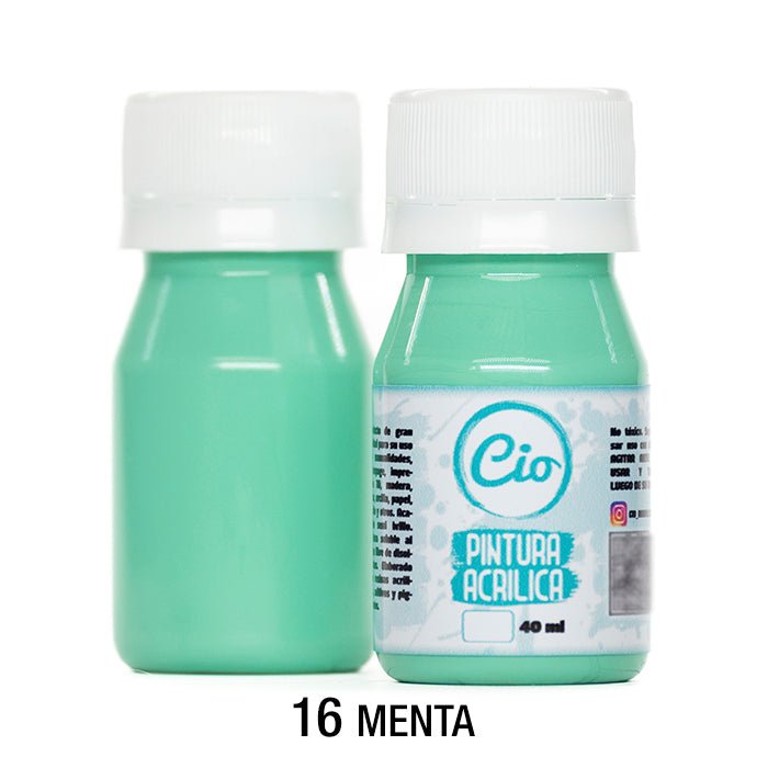 Pintura Acrílica 40ml, 96 colores a elección - Cio Manualidades