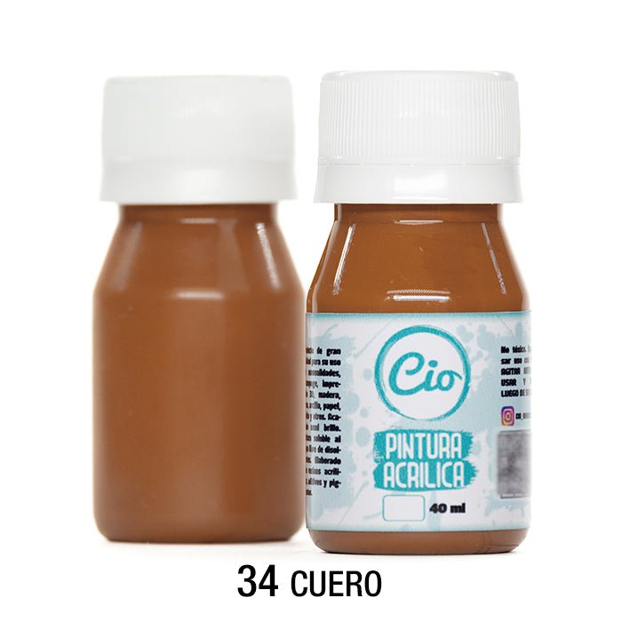 Pintura Acrílica 40ml, 96 colores a elección - Cio Manualidades