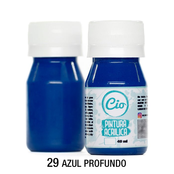 Pintura Acrílica 40ml, 96 colores a elección - Cio Manualidades
