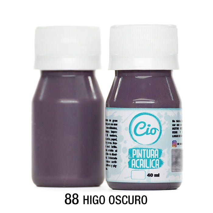 Pintura Acrílica 40ml, 96 colores a elección - Cio Manualidades