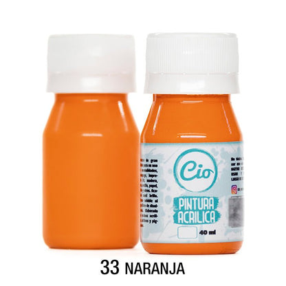 Pintura Acrílica 40ml, 96 colores a elección - Cio Manualidades