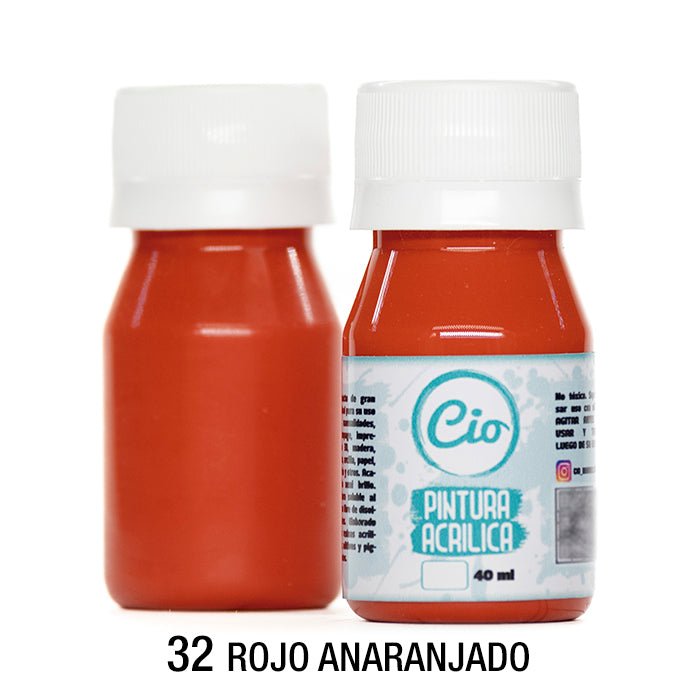 Pintura Acrílica 40ml, 96 colores a elección - Cio Manualidades