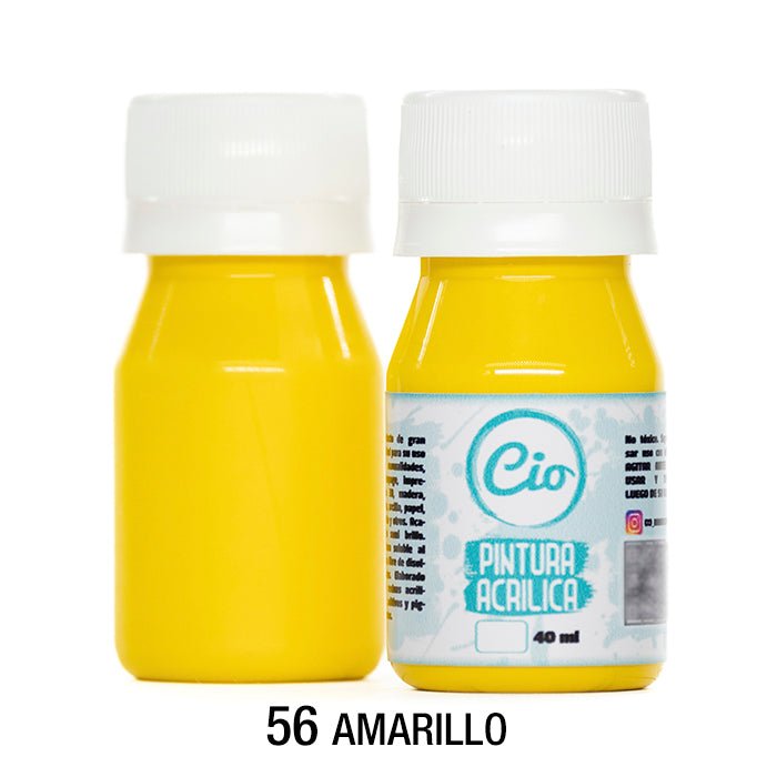 Pintura Acrílica 40ml, 96 colores a elección - Cio Manualidades