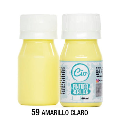 Pintura Acrílica 40ml, 96 colores a elección - Cio Manualidades