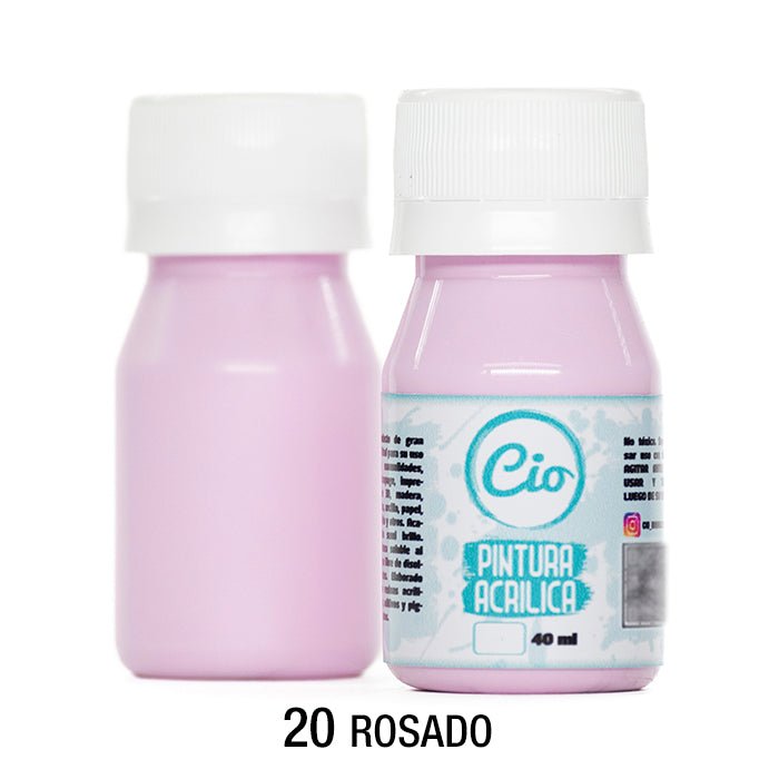 Pintura Acrílica 40ml, 96 colores a elección - Cio Manualidades
